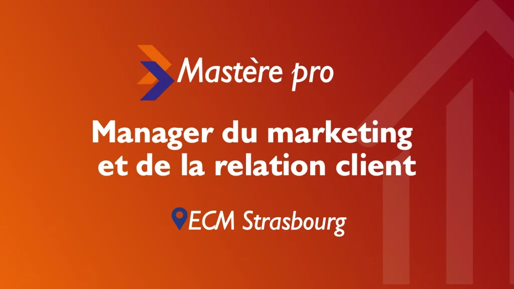 mastère manager du marketing et relation client strasbourg